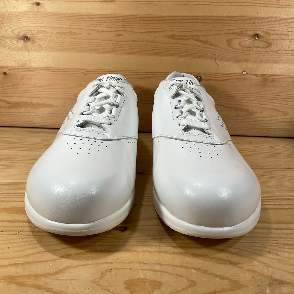 SAS Free Time Tripad Comfort Shoes Women’s 12 WW Double Wide White Leather USA